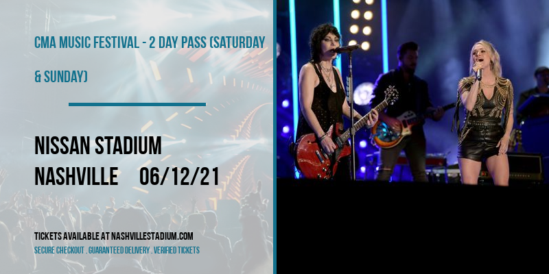 CMA Music Festival - 2 Day Pass (Saturday & Sunday) at Nissan Stadium tickets CMA Music Festival - 2 Day Pass (Saturday & Sunday) at Nissan Stadium