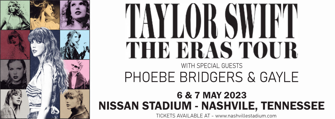 Taylor Swift, Phoebe Bridgers & Gayle at Nissan Stadium