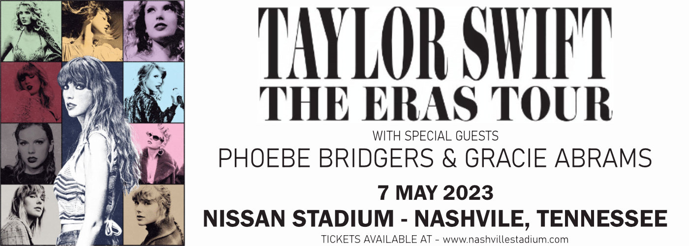 Taylor Swift, Phoebe Bridgers & Gracie Abrams at Nissan Stadium