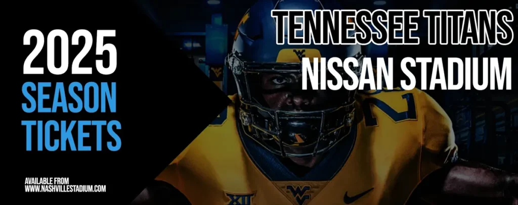Tennessee Titans Season Tickets at Nissan Stadium