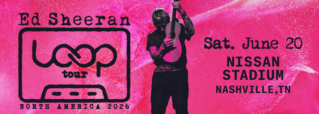 Ed Sheeran at Nissan Stadium