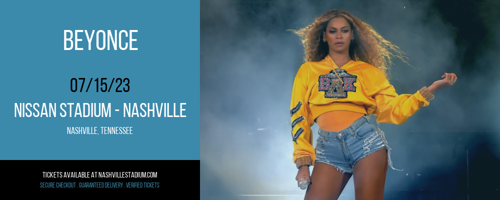 Beyonce at Nissan Stadium